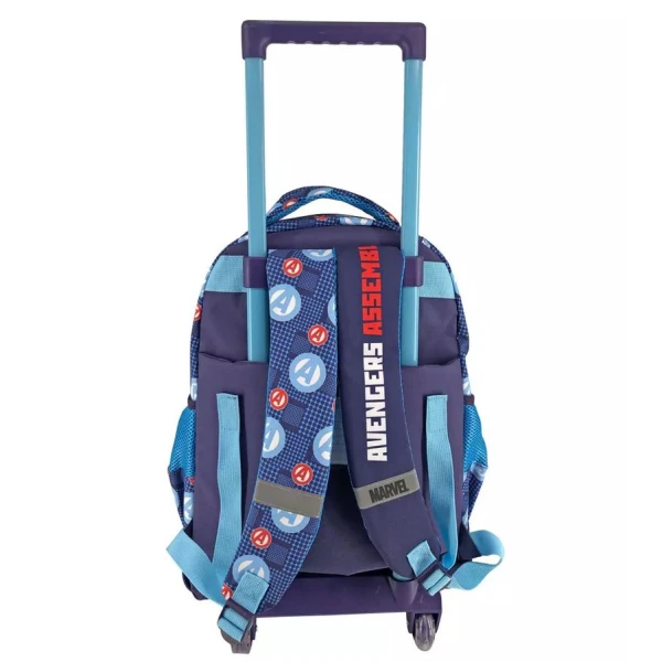 MUST ΤΣΑΝΤΑ ΠΛΑΤΗΣ TROLLEY 34X20X44 εκ. 3 ΘΗΚΕΣ CAPTAIN AMERICA
