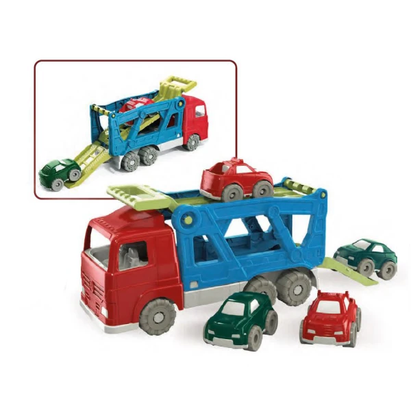RECYCLED CAR TRANSPORT TRUCK WITH CARS