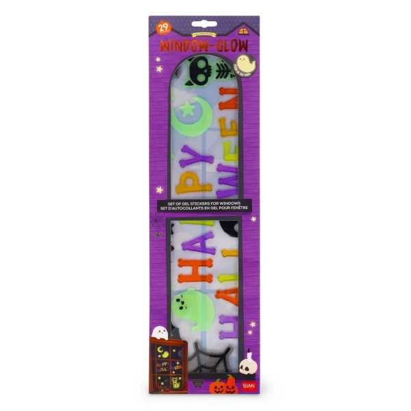 LEGAMI ΑΥΤΟΚΟΛΛΗΤΑ ΠΑΡΑΘΥΡΟΥ ΠΟΥ ΦΩΣΦΟΡΙΖΟΥΝ - HAPPY HALLOWEEN