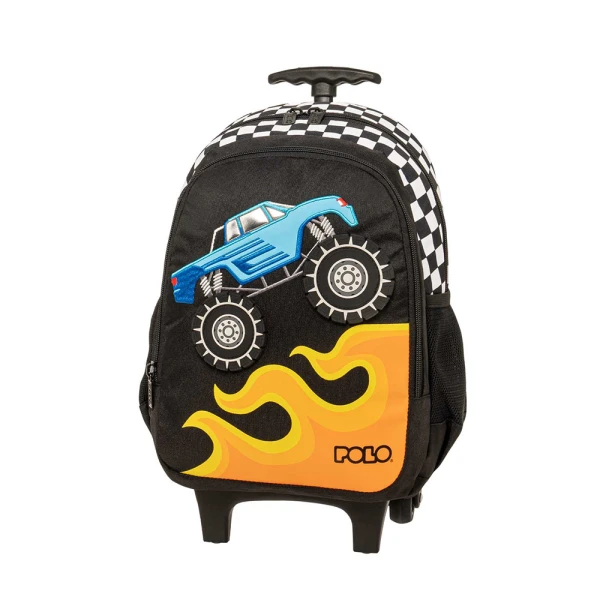 POLO 2025 TODDLER TROLLEY BACKPACK JUNIOR BIBI - MONSTER TRUCK