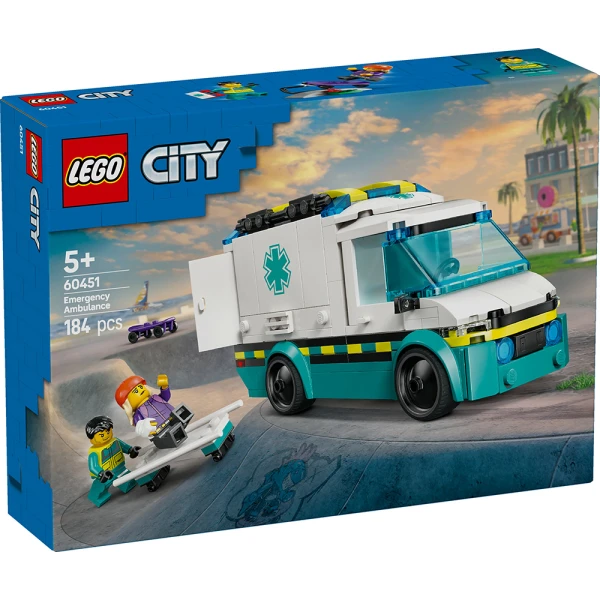 LEGO® CITY ΑΣΘΕΝΟΦΟΡΟ ΈΚΤΑΚΤΗΣ ΑΝΑΓΚΗΣ
