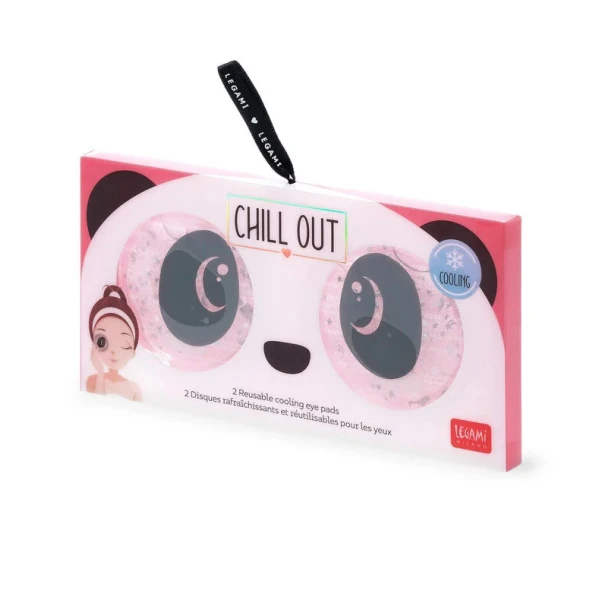 LEGAMI CHILL OUT - 2 REUSABLE COOL EYE PADS - PANDA