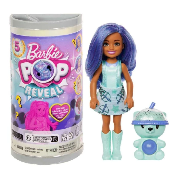 BARBIE CHELSEA POP REVEAL BUBBLE TEA SURPRISE