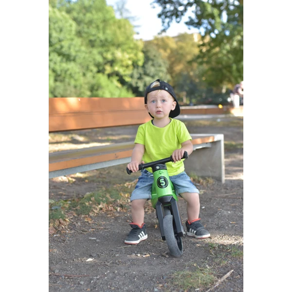 FW RIDER SUPERSPORT BALANCE BIKE 2 IN 1 METALLIC GREEN