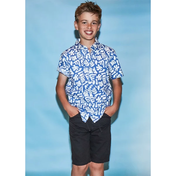 MAYORAL BERMUDA SHORTS RELAXED BLACK 