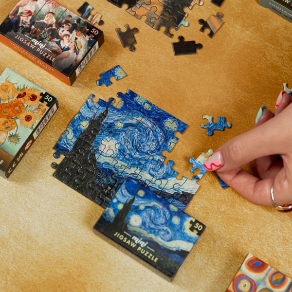 ΜΙΝΙ MASTERPIECES PUZZLE 50 pcs - 8 DESIGNS