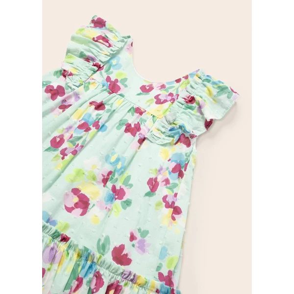 MAYORAL DRESS PRINT LIGHT BLUE