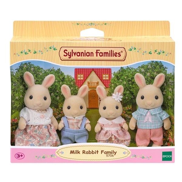 THE SYLVANIAN FAMILIES MILK RABBIT FAMILY