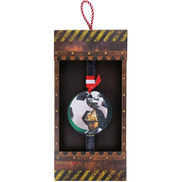 SYNCHRONIA HANDMADE CANDLE 30 cm FOOTBALL HEADER