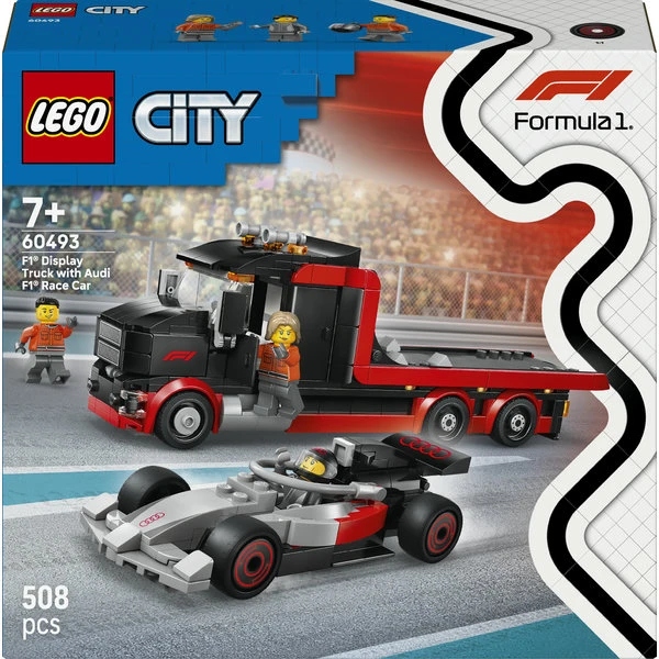 LEGO® CITY ΕΚΘΕΣΙΑΚΟ ΦΟΡΤΗΓΟ F1® ΜΕ ΑΓΩΝΙΣΤΙΚΟ ΑΥΤΟΚΙΝΗΤΟ AUDI F1®