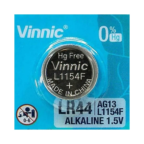 SINGLE PACK ALKALINE ROUND BATTERY AG13/LR44