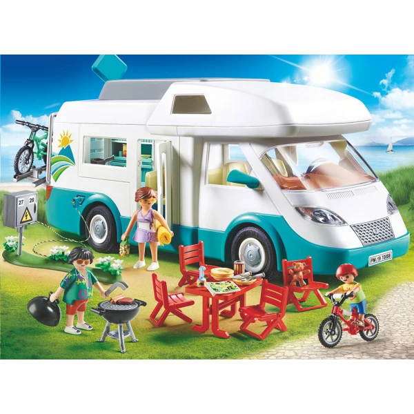 PLAYMOBIL FAMILY FUN ΑΥΤΟΚΙΝΟΥΜΕΝΟ ΟΙΚΟΓΕΝΕΙΑΚΟ ΤΡΟΧΟΣΠΙΤΟ