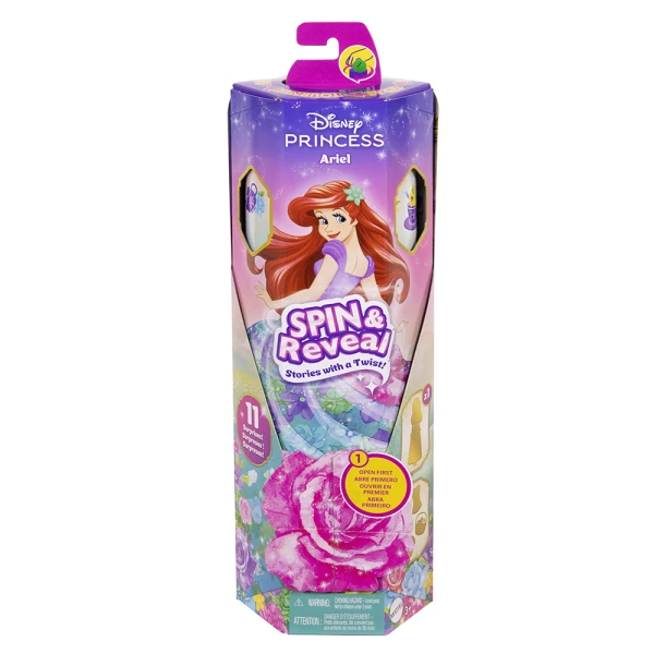 DISNEY PRINCESS SPIN & REVEAL ΚΟΥΚΛΑ ARIEL
