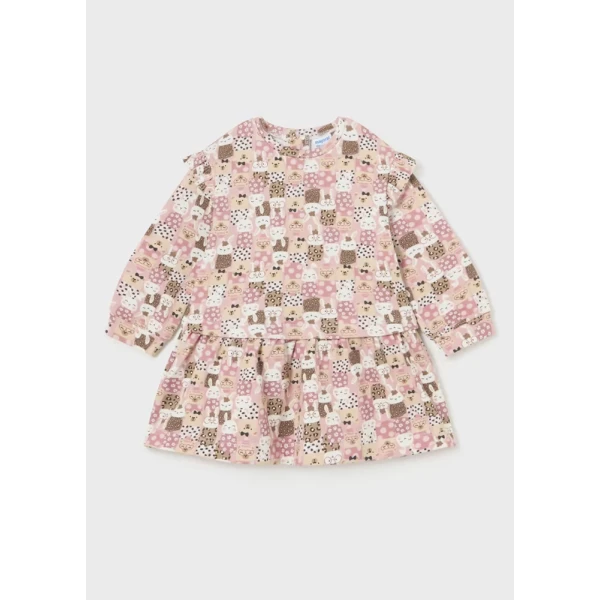 MAYORAL DRESS PRINTED PINK