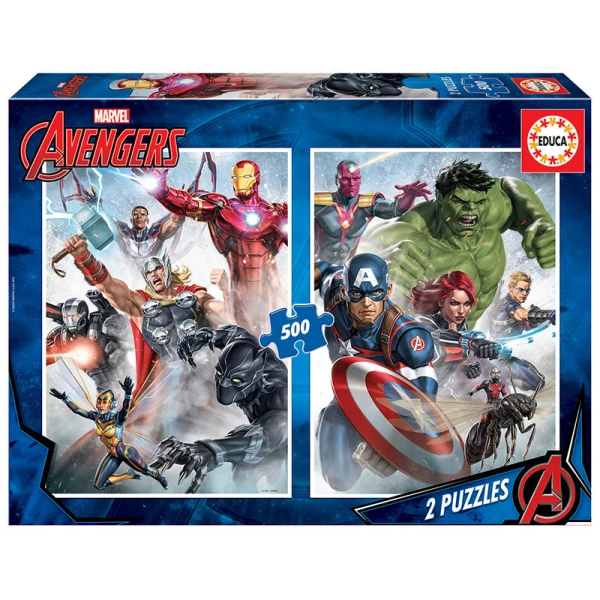 EDUCA PUZZLE 2X500 pcs MARVEL MANIA