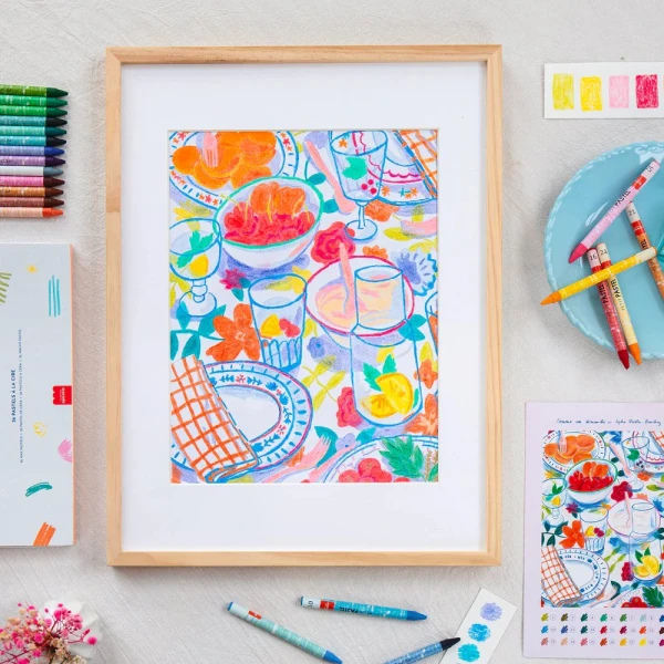 PETIT PASTEL PAINT BY NUMBERS - COMME UN DIMANCHE