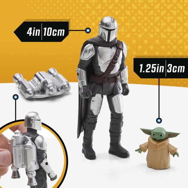 STAR WARS EPIC HERO SERIES ΦΙΓΟΥΡΑ ΚΑΙ ΟΧΗΜΑ THE MANDALORIAN\'S N-1 STARFIGHTER