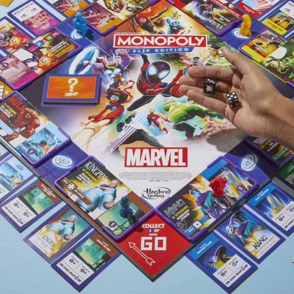 BOARD GAME MONOPOLY MARVEL FLIP EDITION