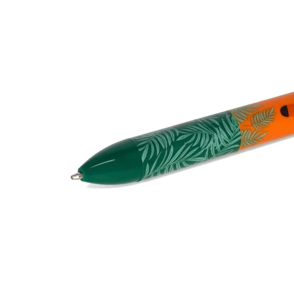 LEGAMI 2 COLOUR BALLPOINT PEN CLICK & CLACK TIGER