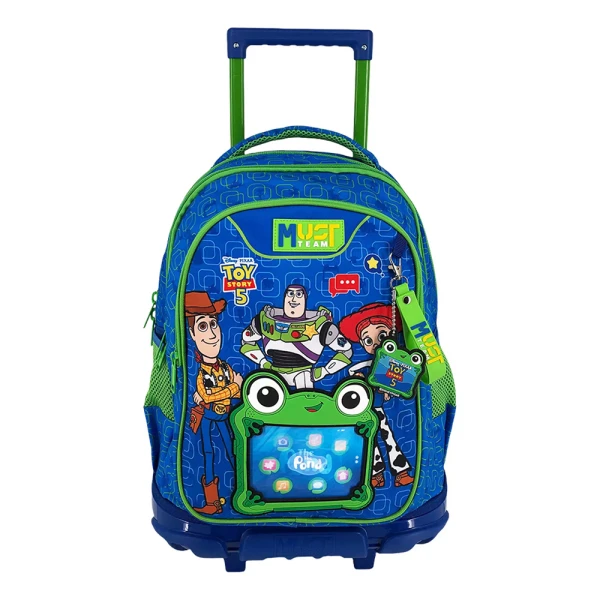 MUST TEAM SCHOOL TROLLEY BACKPACK 34x20x44 cm 3 CASES TOY STORY 5