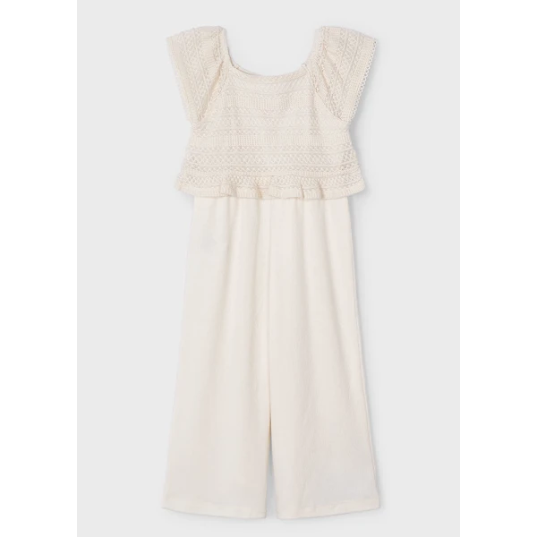 MAYORAL BODYSUIT COMBINED COTTON FANTASY BEIGE 