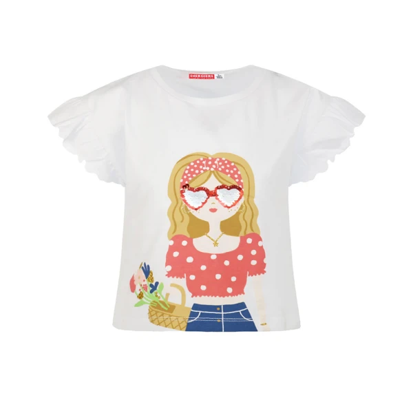 ENERGIERS BEBE GIRL BLOUSE WHITE