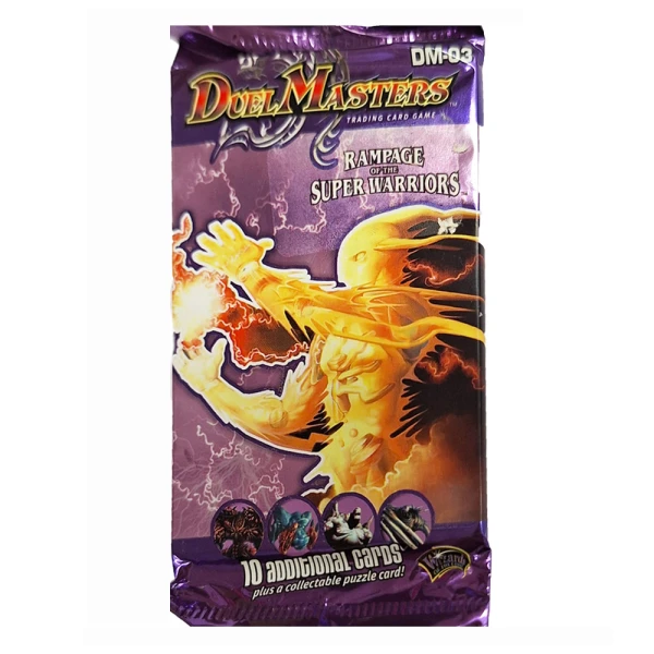 DUEL MASTER CARD GAME RAMPAGE OF THE SUPER WARRIORS BOOSTER DM-03