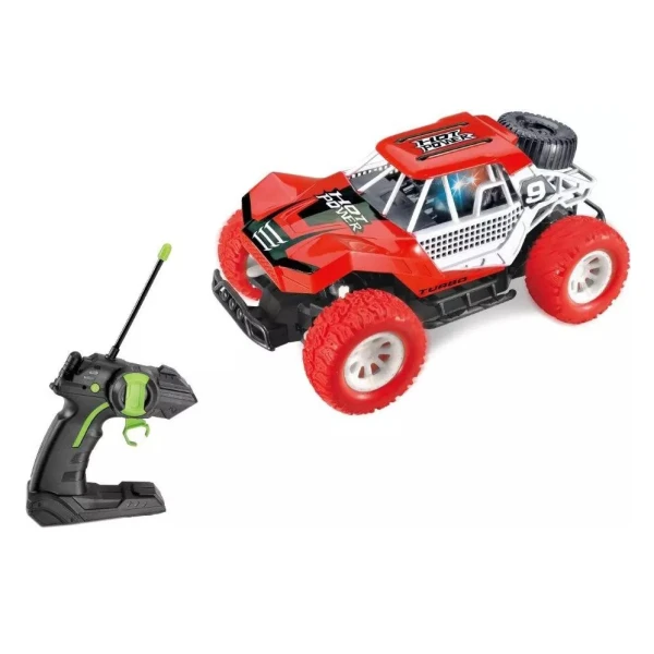ΤΗΛΕΚΑΤΕΥΘΥΝΟΜΕΝΟ BUGGY ΜΕ ΦΩΤΑ ΚΟΚΚΙΝΟ-ΛΕΥΚΟ 27MHz