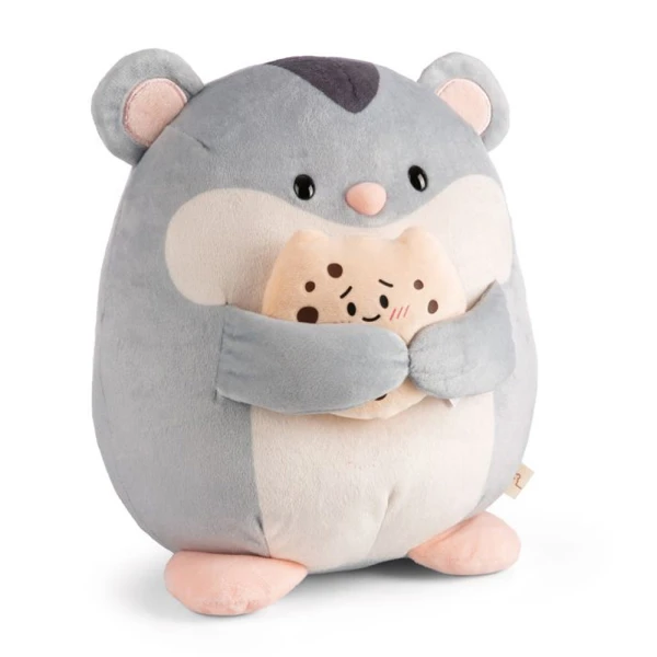 MY MOCHI PLUSH 27 cm HAMSTER SHAI WITH COOKIE 