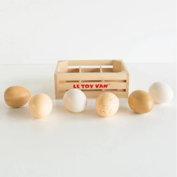 LE TOY VAN HONEYBAKE EGG CRATE SET OF 6 16x12x6 cm.