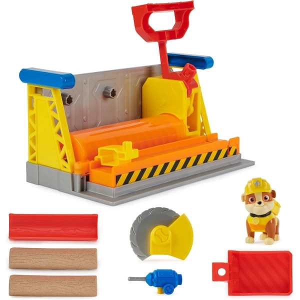 PAW PATROL RUBBLE & CREW RUBBLE\'S WORKSHOP PLAYSET