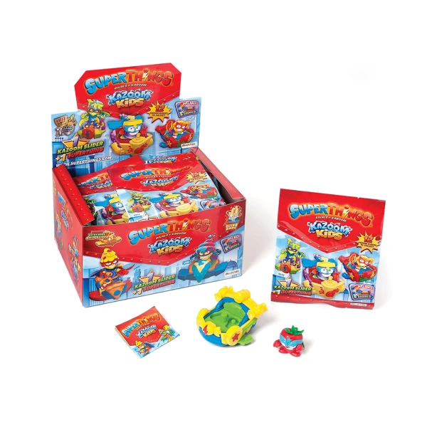 SUPERTHINGS ΜΙΚΡΟΠΛΑΣΜΑΤΑ KAZOOM KIDS ΦΙΓΟΥΡΑ ΕΚΠΛΗΞΗ ΜΕ KAZOOM SLIDERS ΓΙΑ 3+ ΧΡΟΝΩΝ
