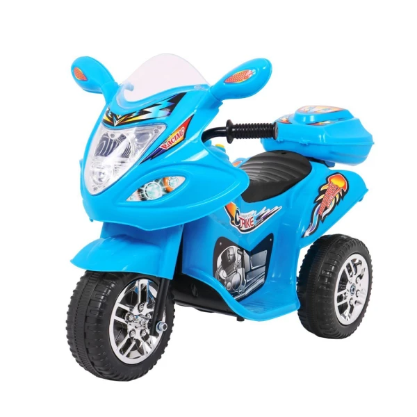 ELECTRIC MOTORCYCLE 6V BLUE WITH LIGHTS AND SOUNDS