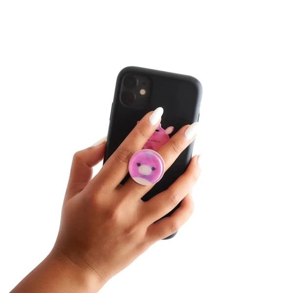 SQUISHMALLOWS UNIVERSAL PHONE GRIP & ΒΑΣΗ ΣΤΗΡΙΞΗΣ - LOLA THE UNICORN