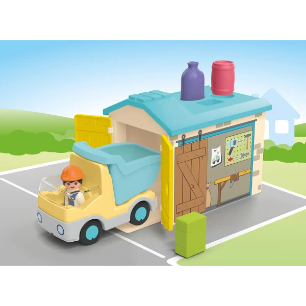 PLAYMOBIL JUNIOR ΦΟΡΤΗΓΟ ΜΕ ΓΚΑΡΑΖ