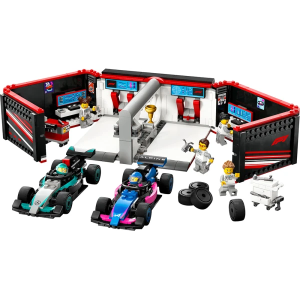 LEGO® CITY F1® GARAGE & MERCEDES-AMG & ALPINE CARS
