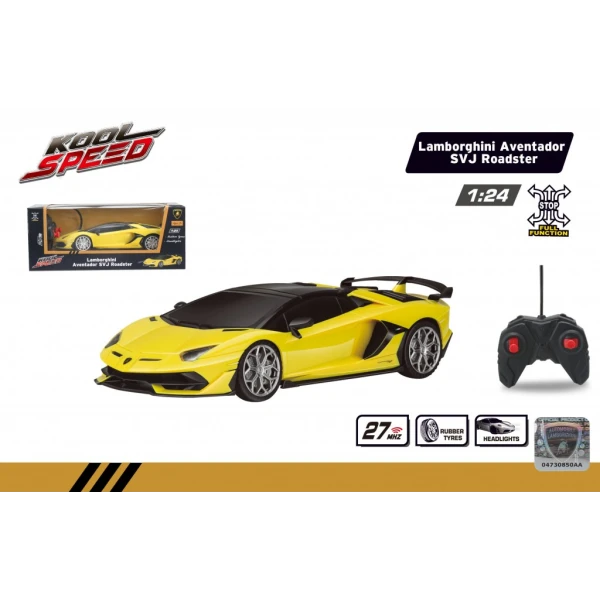 LICENSING CARS ΤΗΛΕΚΑΤΕΥΘΥΝΟΜΕΝΟ ΑΥΤΟΚΙΝΗΤΟ RC 1:24 LAMBORGHINI ADVENTADOR SVJ ROADSTER