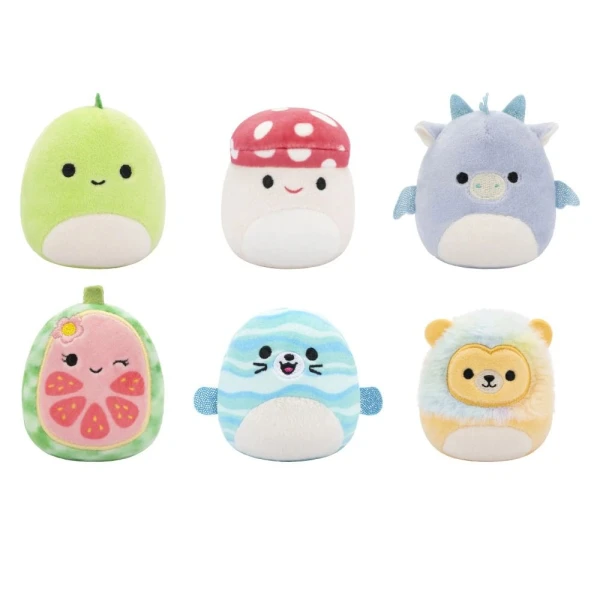 MICROMALLOWS - ΣΕΤ 6 τεμ. ΛΟΥΤΡΙΝΑ 6εκ. SQUISHMALLOWS
