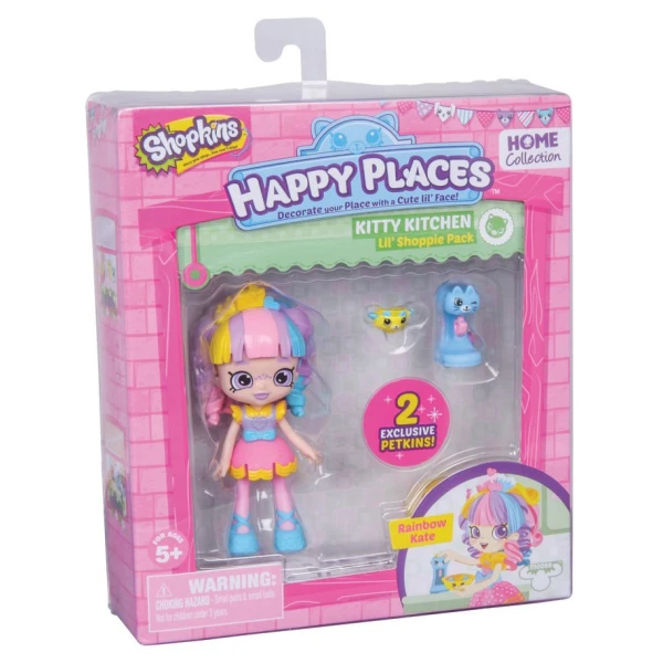 SHOPKINS HAPPY PLACES MINI DOLL & ACCESSORIES - 6 DESIGNS