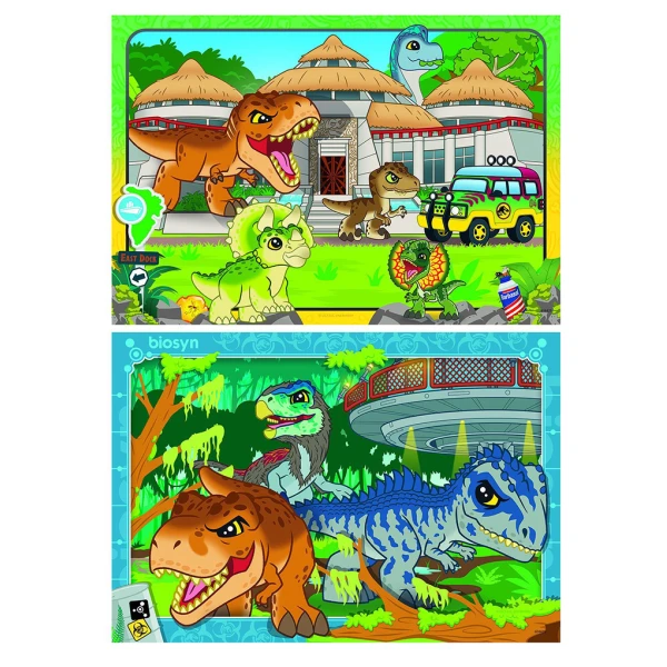 RAVENSBURGER ΠΑΖΛ 2X24 τεμ. ΔΕΙΝΟΣΑΥΡΑΚΙΑ