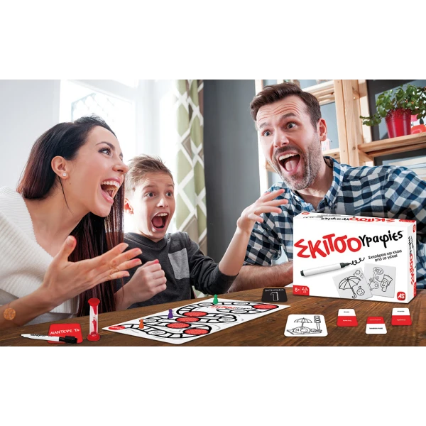 AS GAMES ΕΠΙΤΡΑΠΕΖΙΟ ΠΑΙΧΝΙΔΙ ΣΚΙΤΣΟΓΡΑΦΙΕΣ ΓΙΑ ΗΛΙΚΙΕΣ 8+ ΧΡΟΝΩΝ ΚΑΙ 2-6 ΠΑΙΚΤΕΣ
