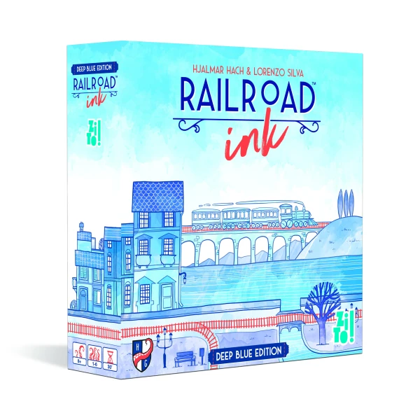 ZITO ΕΠΙΤΡΑΠΕΖΙΟ RAILROAD INK DEEP BLUE EDITION
