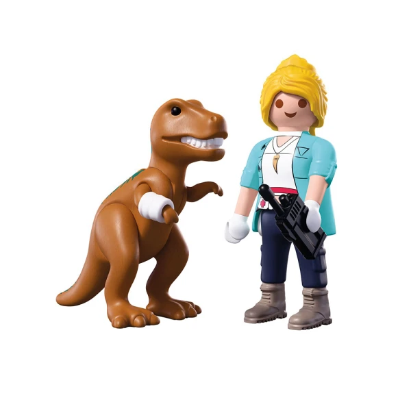 PLAYMOBIL DUOPACK EXPLORER AND T-REX