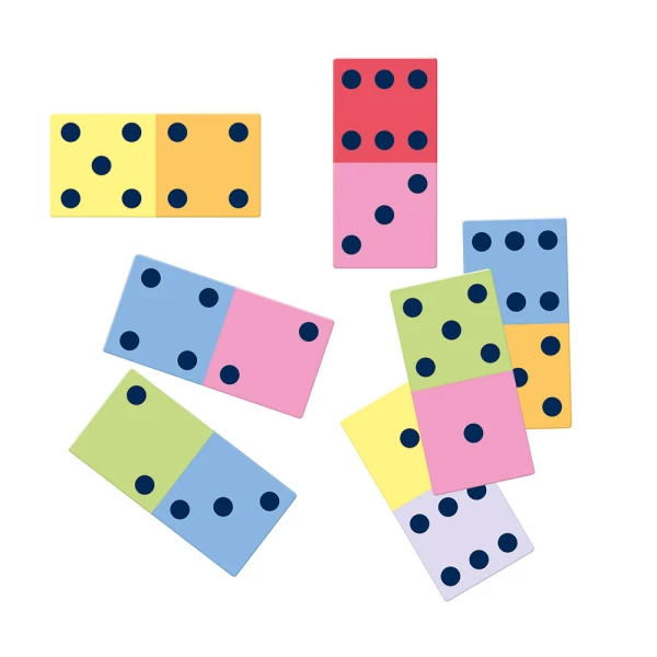 SAPIENTINO EDUCATIONAL GAME DOMINO ANIMALS AND NUMBERS FOR AGES 4+
