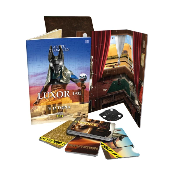AS GAMES BOARD GAME CRIME SCENE LUXOR 1932 FOR AGES 18+ AND 1+ PLAYERS
