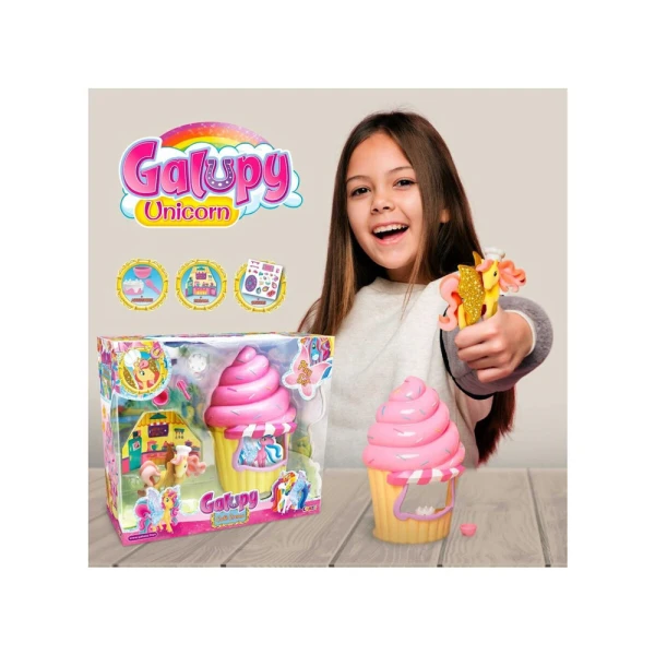 GALUPY UNICORN CAFE CREMA WITH UNICORN FIGURE