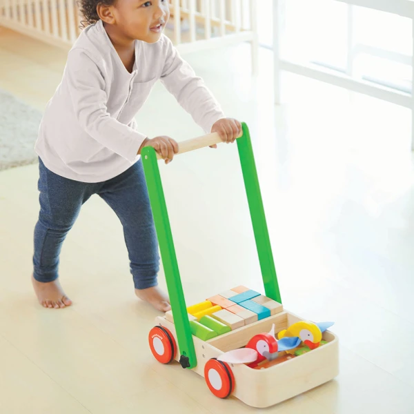 PLAN TOYS ΞΥΛΙΝΗ ΠΕΡΠΑΤΟΥΡΑ ΜΕ ΠΑΠΑΓΑΛΑΚΙΑ