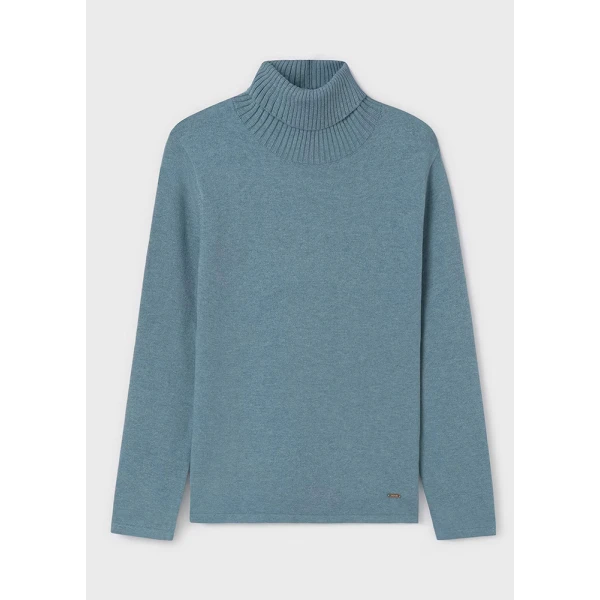 MAYORAL KNIT TURTLENECK BASIC DARK MINT