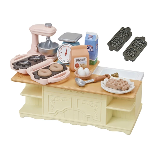 THE SYLVANIAN FAMILIES KITCHEN ISLAND 5442