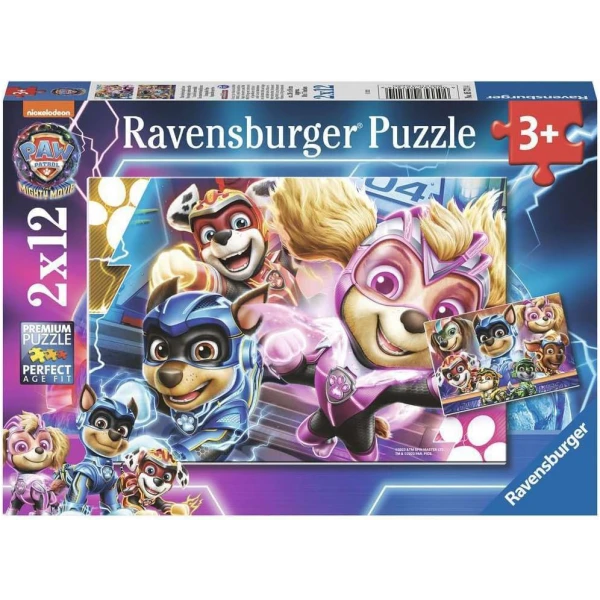 RAVENSBURGER PUZZLE 2X12 pcs PAW PATROL MIGHTY